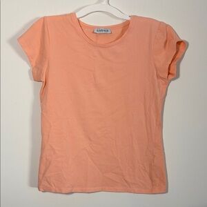 Women's Kettlewell Crewneck Tee in Peach - Small